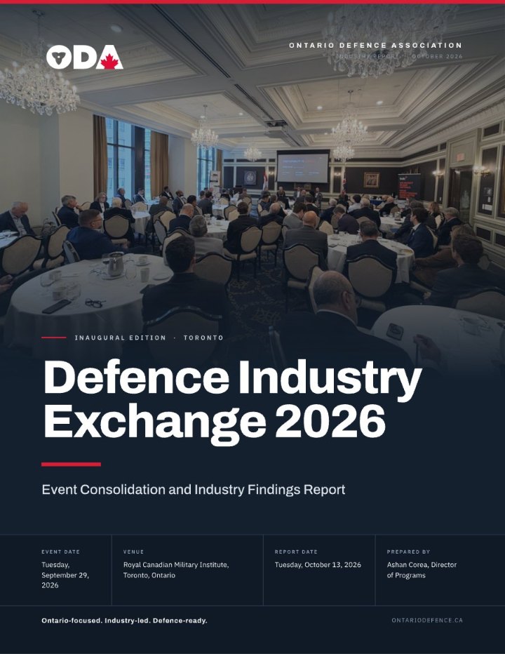 Cover of the Defence Industry Exchange 2026 Event Consolidation and Industry Findings Report